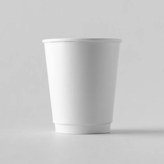 20 oz. White Double Wall Paper Coffee Cup - 500/case