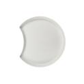 Ano Half Moon 3.5" PFAS Free Compostable Sugarcane Pulp Plate - 100/Case