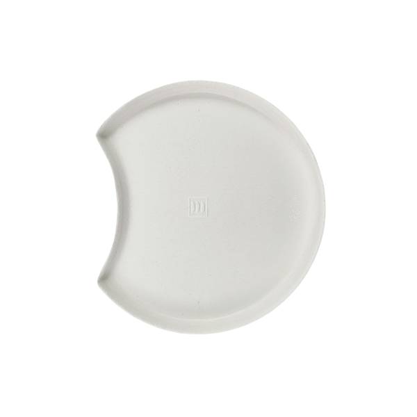 Ano Half Moon 3.5" PFAS Free Compostable Sugarcane Pulp Plate - 120/Case