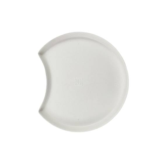 Ano Half Moon 3.5" PFAS Free Compostable Sugarcane Pulp Plate - 120/Case