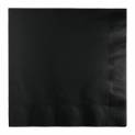 Black Luncheon Paper Napkin - 50/Bag