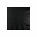 Black Beverage Paper Napkin - 50/Bag