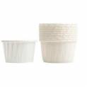 White Paper Cupcake Baking Cup 2" x 2.5" x 1.5" - 3000/Case