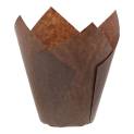 Brown Tulip Baking Cup 2" x 3.15" - 4000/Case