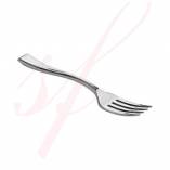 4" Silver Plastic Tasting Fork - 500/Box