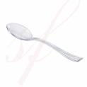 4" Clear Plastic Tasting Spoon - 500/Box