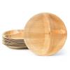 3 Compartment Palm Leaf Dinner Plates 10 in. 200/cs