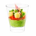 7 oz Round Clear Recyclable Plastic Parfait Glass - 200/Case