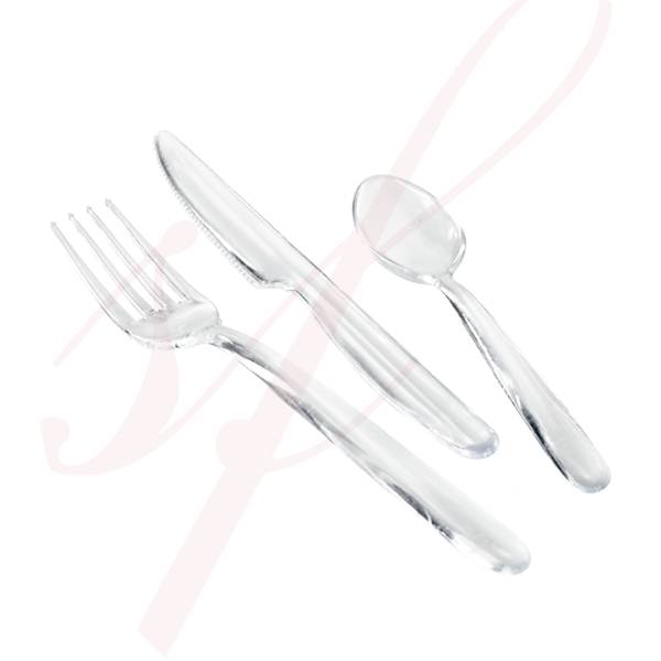 Plastic Spoon 5.5 in. Clear - 200/Case