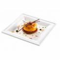 White Sugarcane / Bagasse Square Dessert Plate 6 in. 100/Case