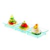 Trio Mini Plastic Plate 7 in. 200/cs - $0.69/pc