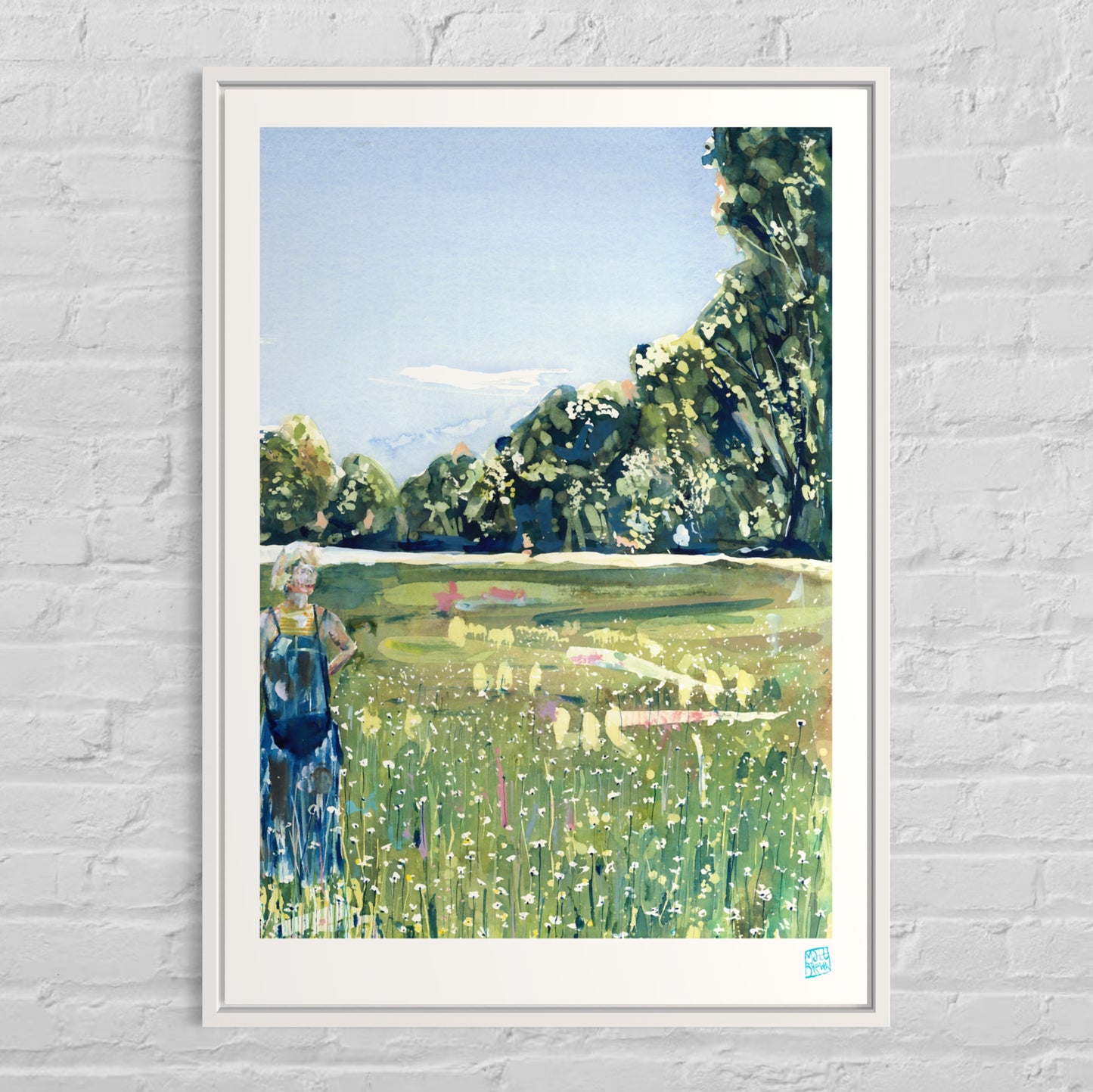 New A1 | A2 Limited Edition Print - With Daisies