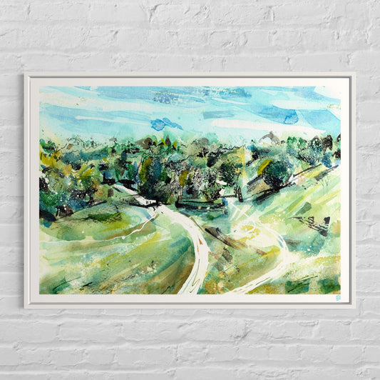 Limited Edition Print - A Park in July