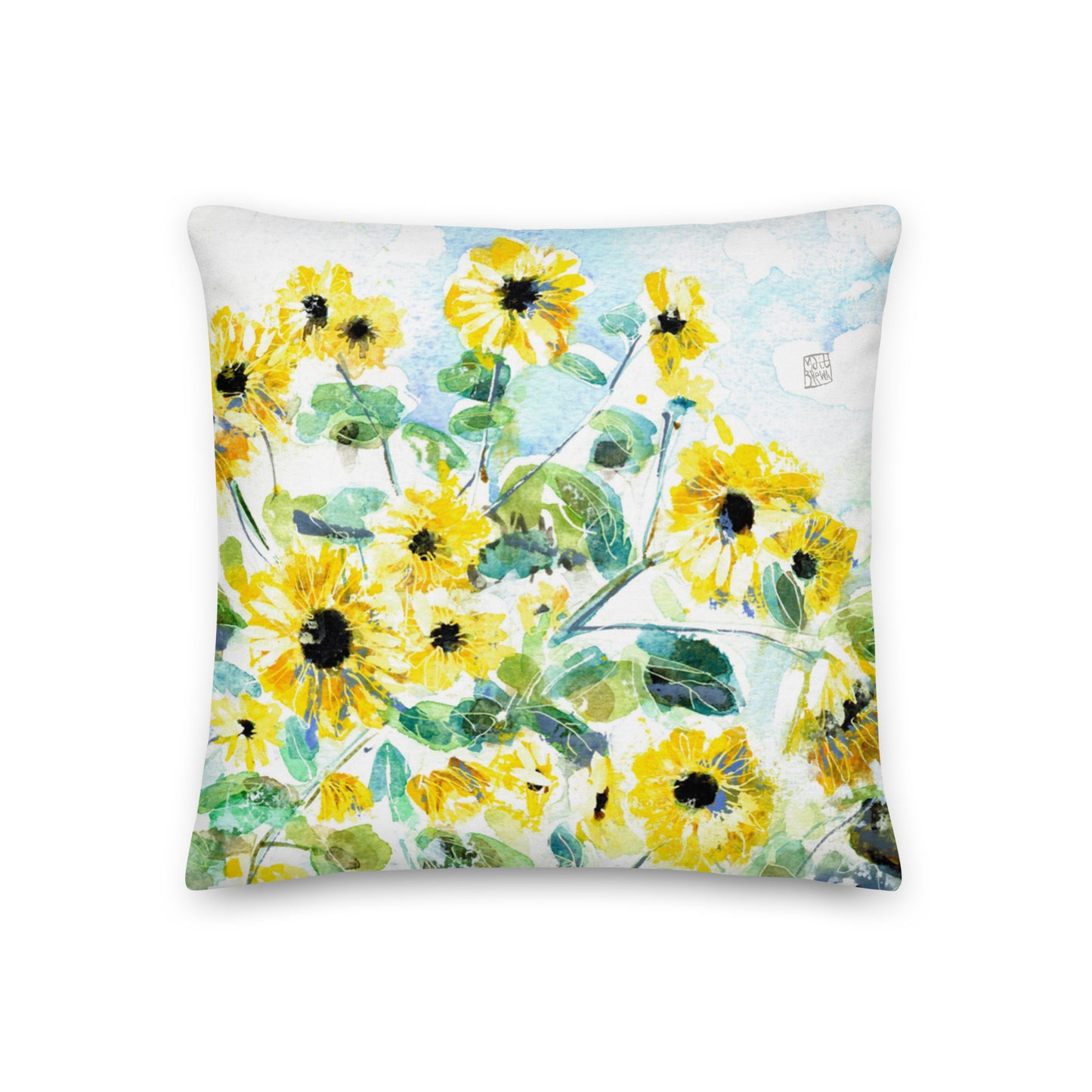 Sunflowers Cushion (45cm x 45cm)