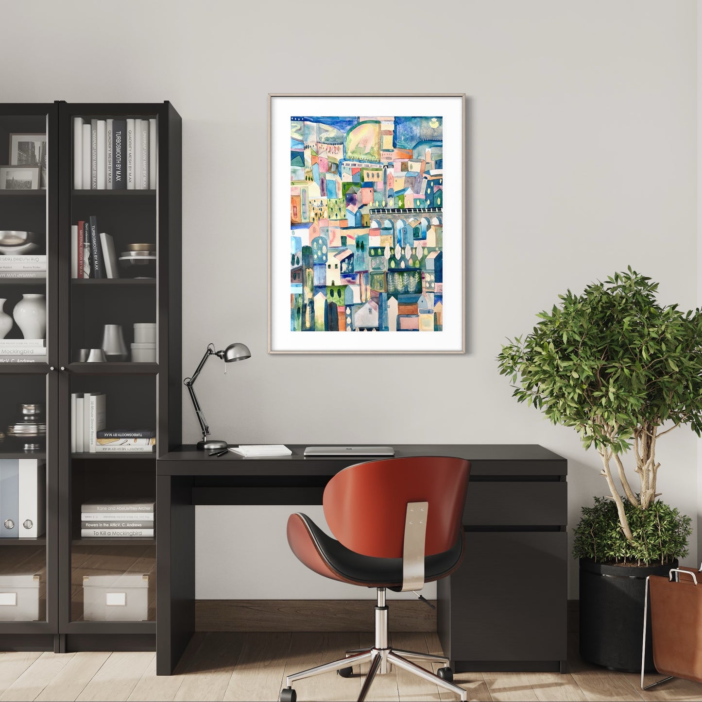 A1 Limited Edition Print - Moon Town