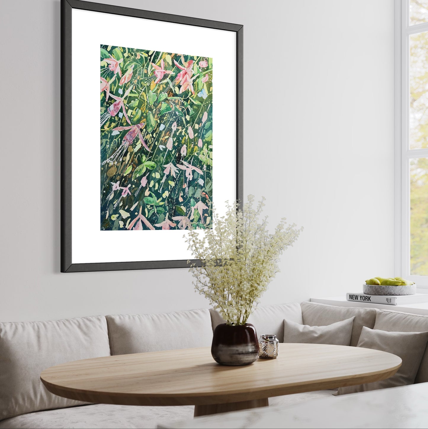 Moment of Flowers (Original, Signed and Framed)