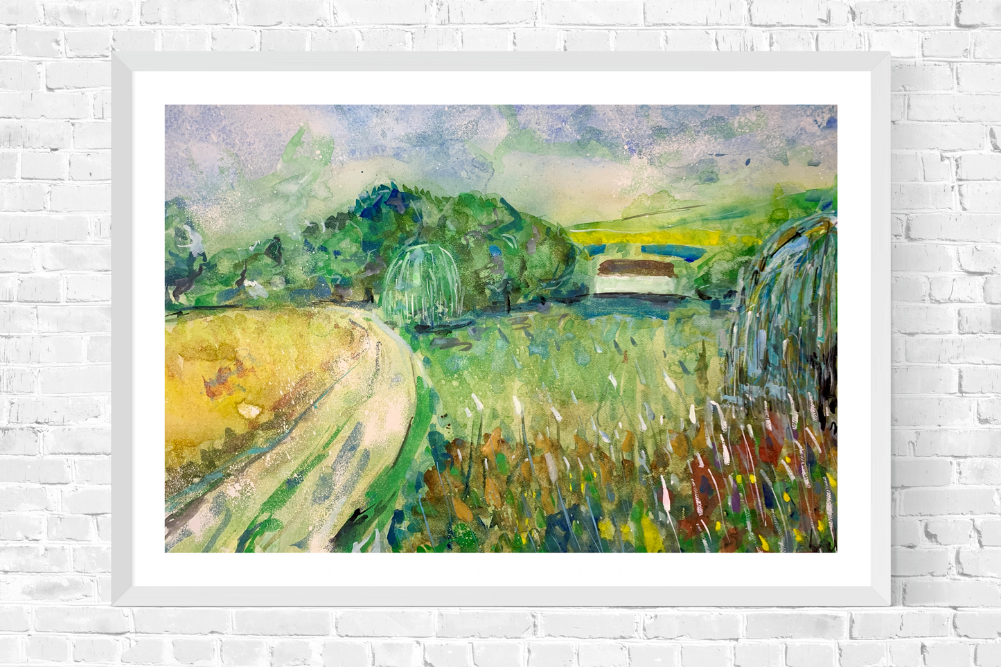 The Countryside Beside Me (Original, Signed and Framed)