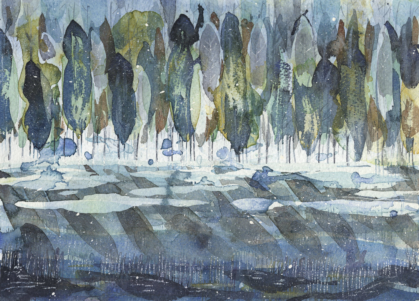 SALE - Winter Forest - Original Painting