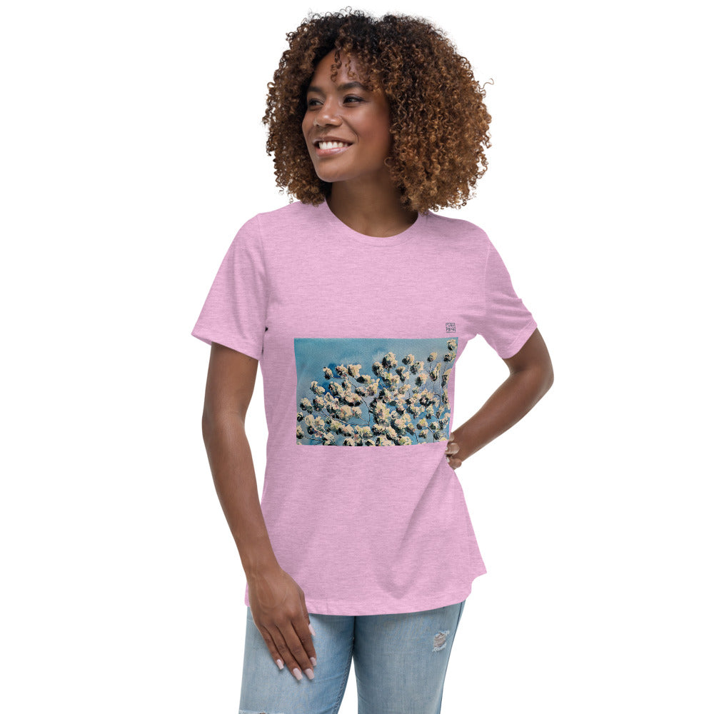 Women's Relaxed T-Shirt - Apple Blossom