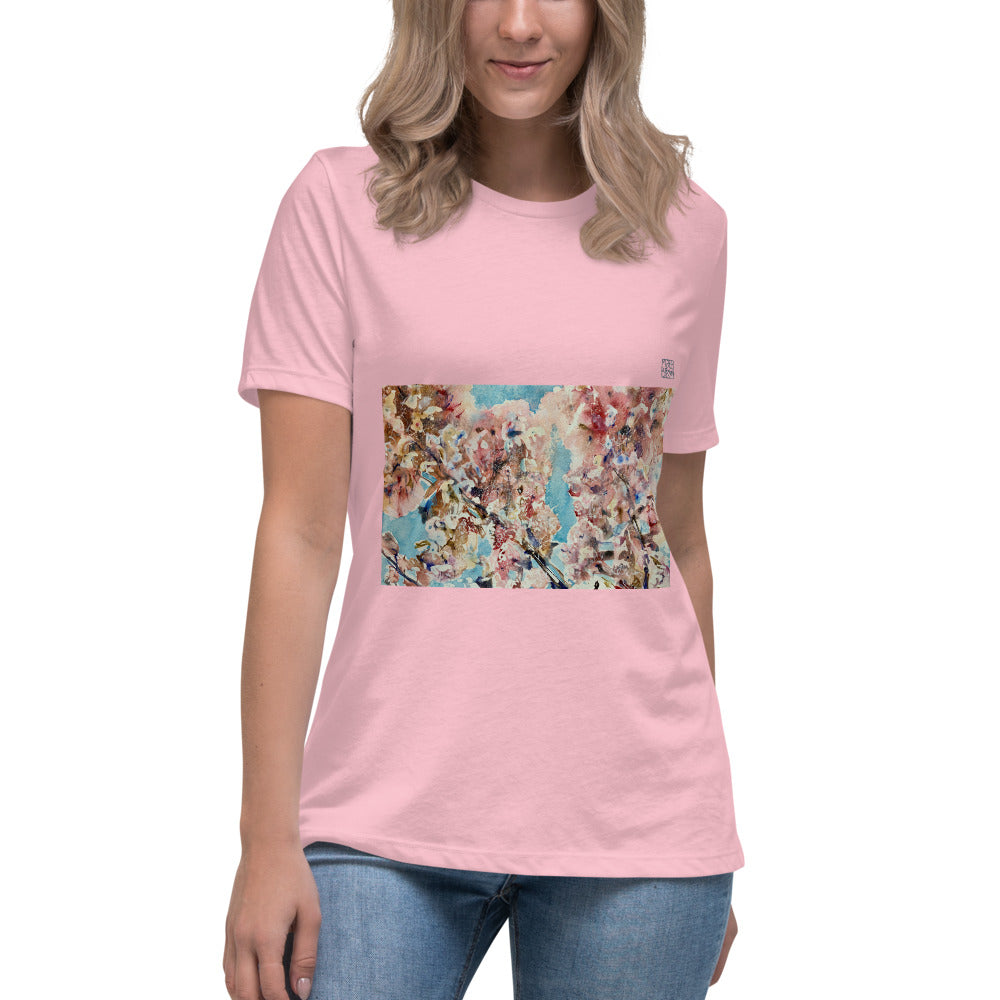 Women's Relaxed T-Shirt - Cherry Blossom